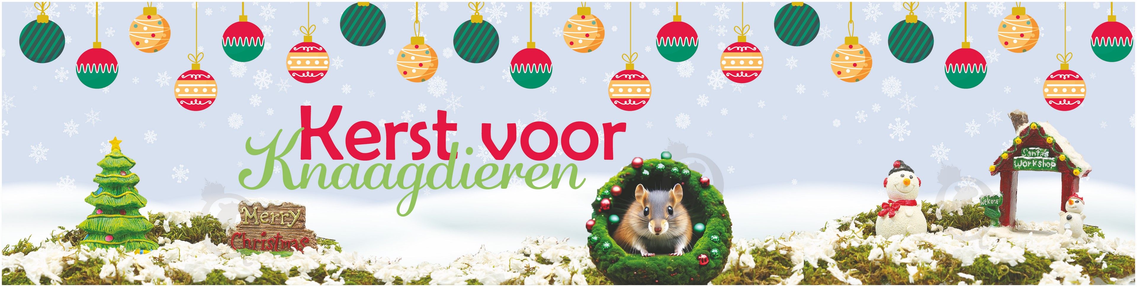 Kerst voor Knaagdieren en Konijnen Kerstartikelen voor Knaagdieren en Konijnen